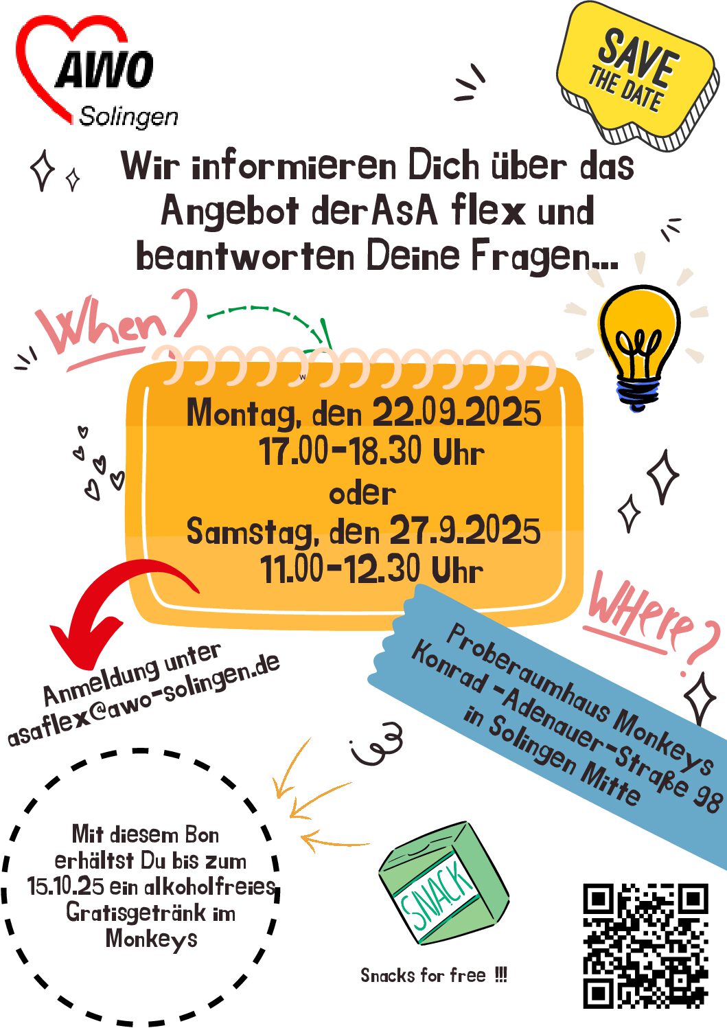 Informationsveranstaltungen AsA flex