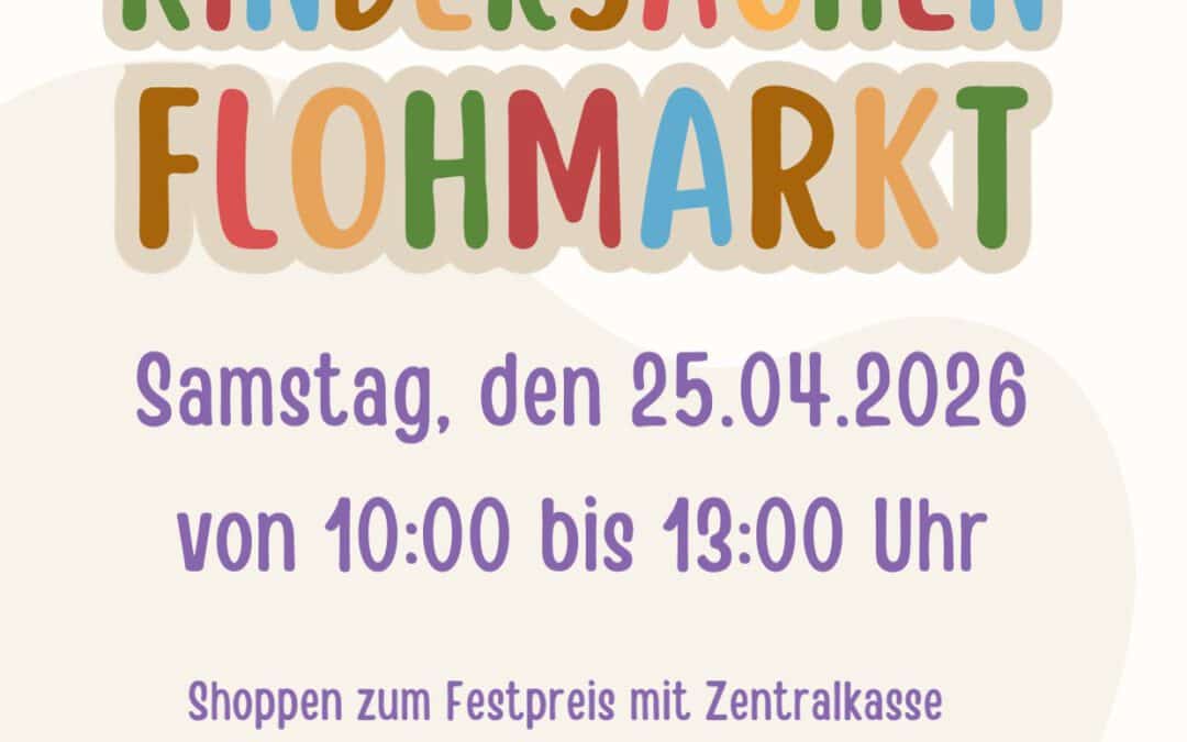 6. Kindersachen Flohmarkt  der AWO Kita Erfer Strasse