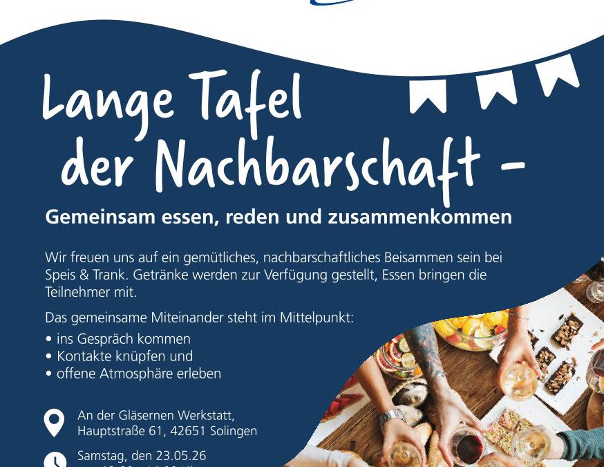 Lange Tafel der Nachbarschaft