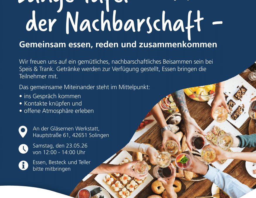 Lange Tafel der Nachbarschaft